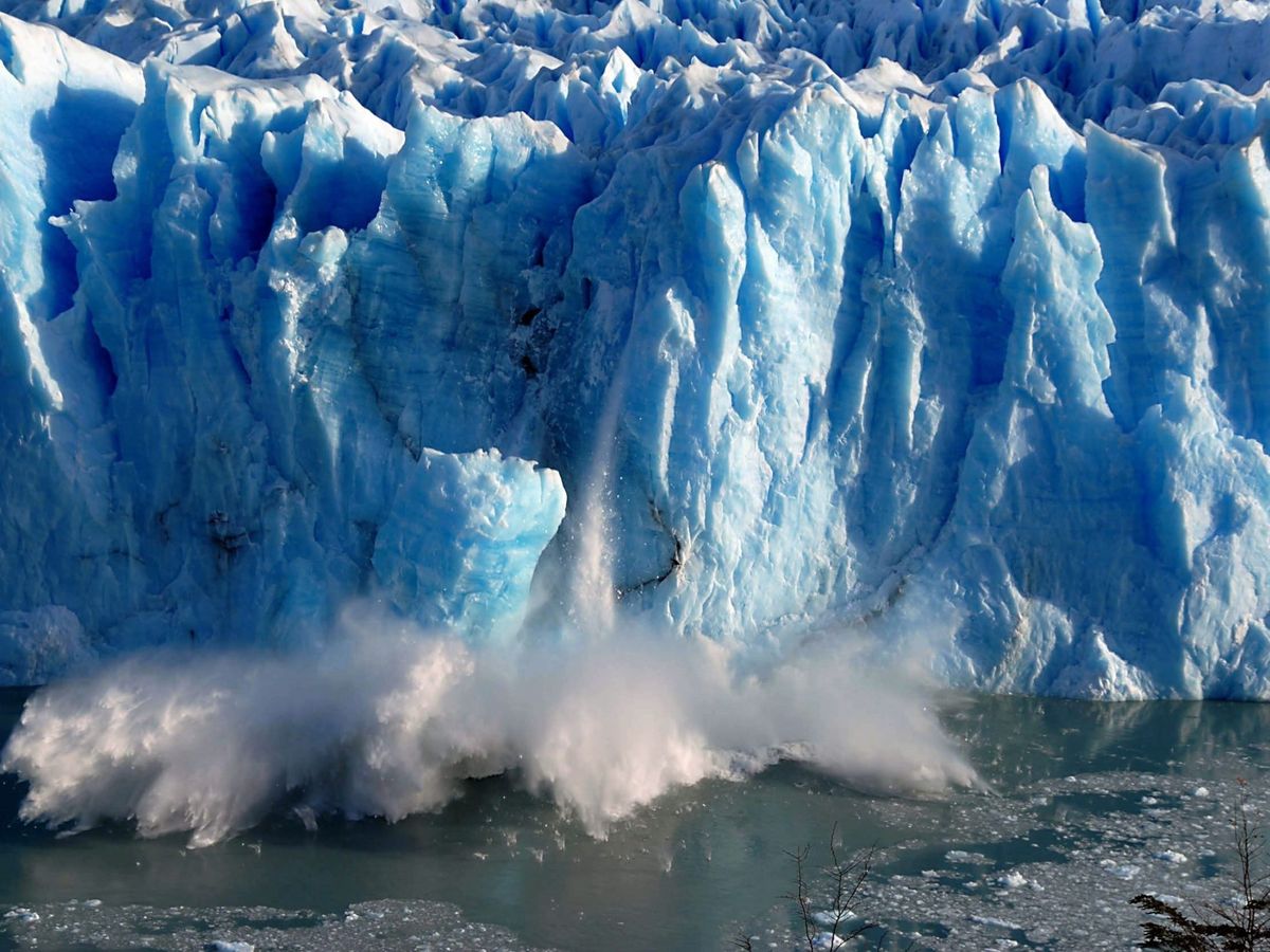 Foto: Los océanos y glaciares, termómetro del cambio climático. (EFE)