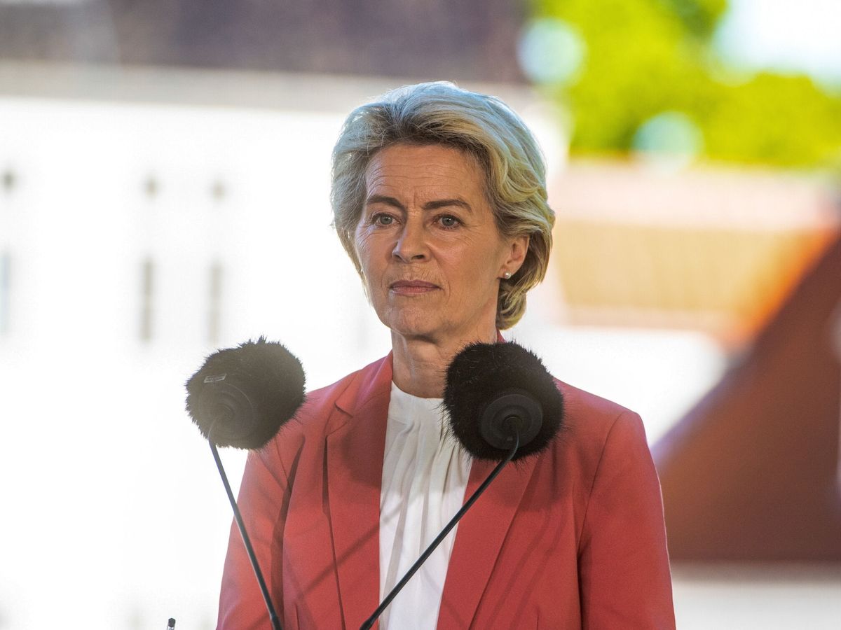 Foto: Ursula von der Leyen, presidenta de la Comisión Europea. (EFE/Andrzej Lange)