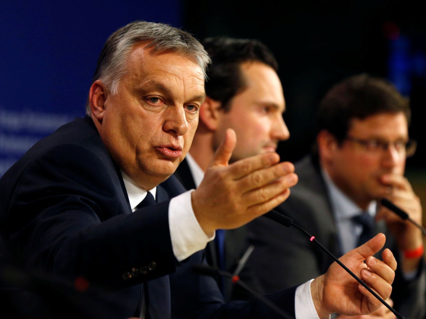 Víktor Orban durante la rueda de prensa posterior a la decisión. (Reuters)
