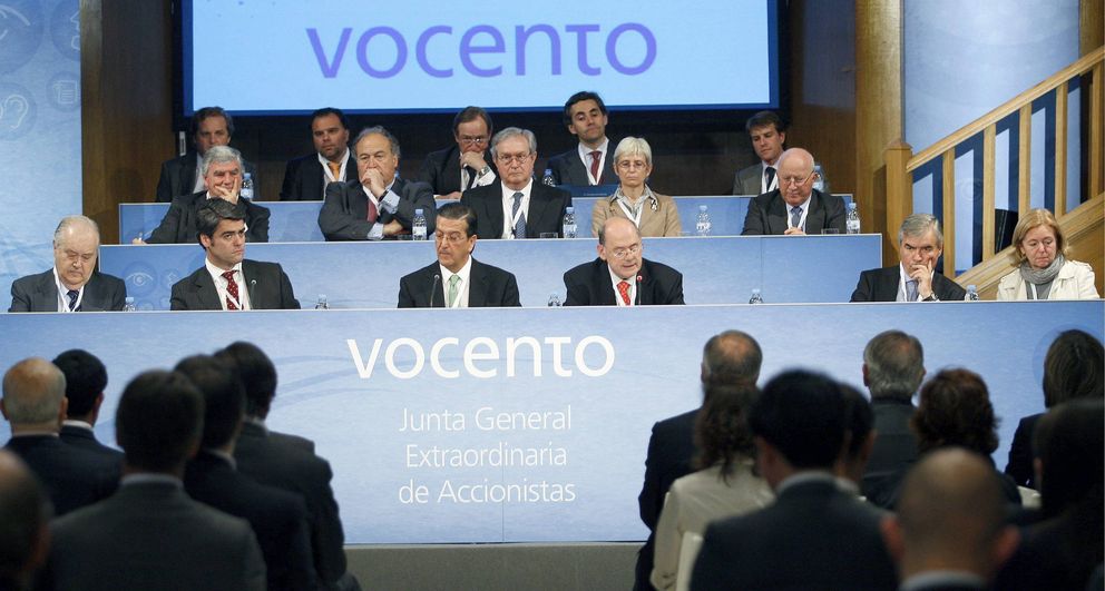 Fotografía de archivo de la junta general de accionistas de Vocento. (EFE)