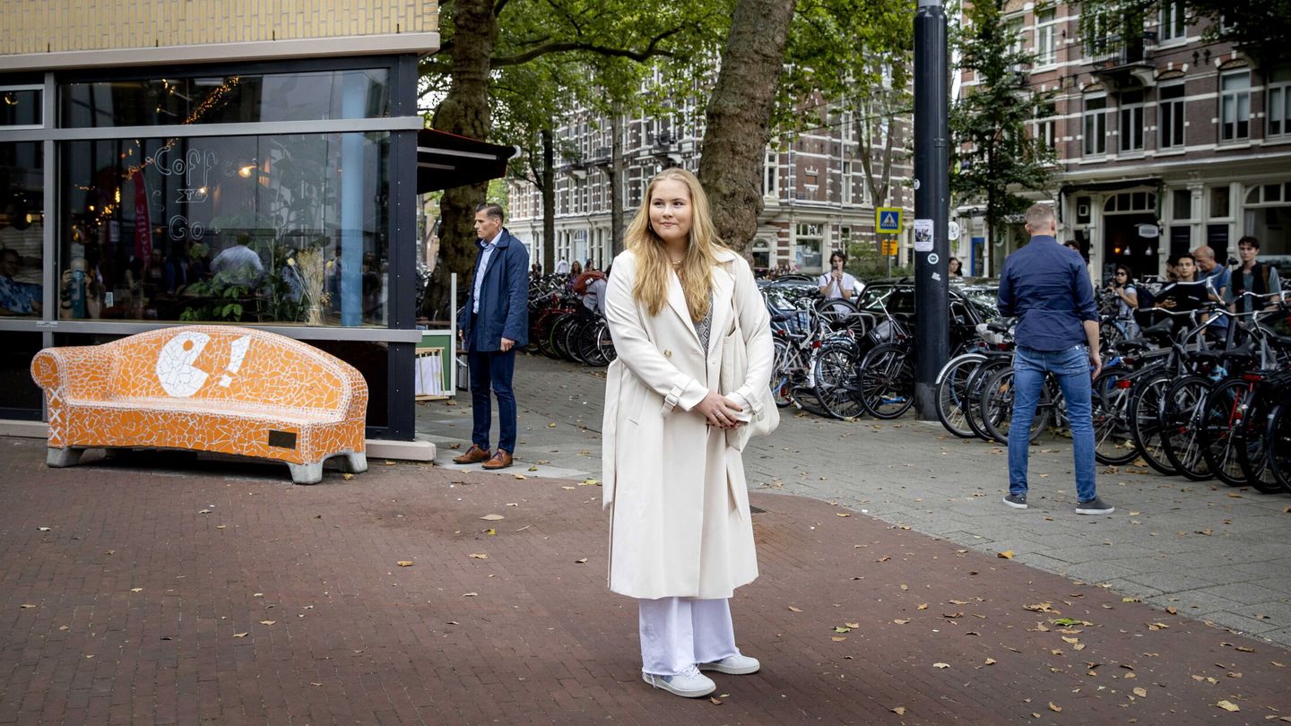 La princesa Amalia de Holanda, en Ámsterdam. (EFE/Koen Van Weel)