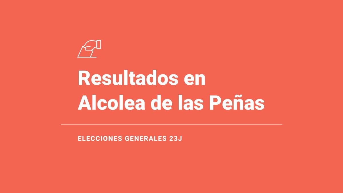 Alcolea de las Peñas, resultados del 23J | Votos y escaños en las elecciones generales 2023: victoria de del PSOE