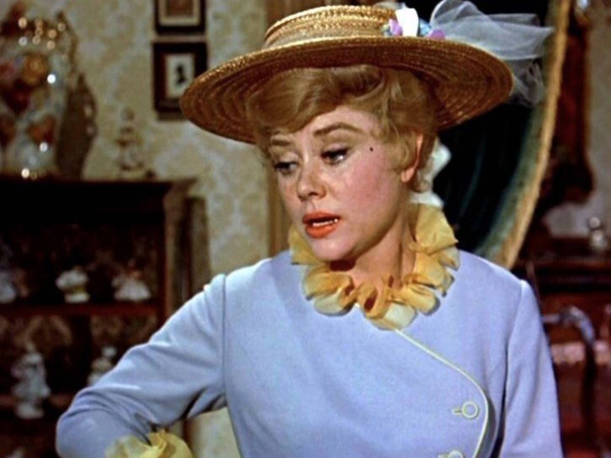 Foto: La actriz Glynis Johns en una imagen de 'Mary Poppins'. (Disney+)