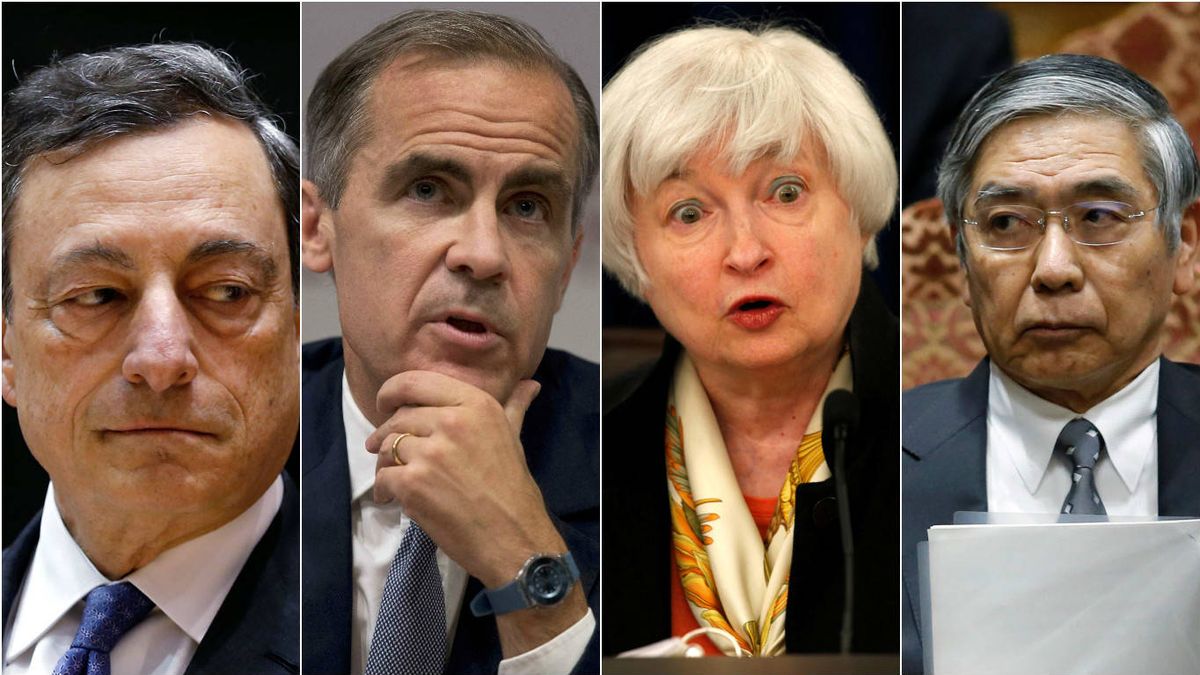 El único juego sobre la mesa: los bancos centrales