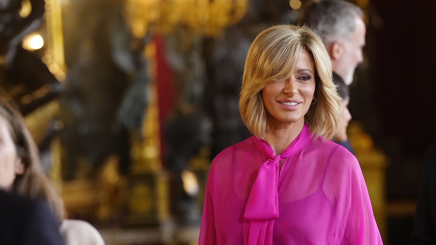 Susanna Griso en la recepción del 12 de octubre en el Palacio Real. (Limited Pictures)