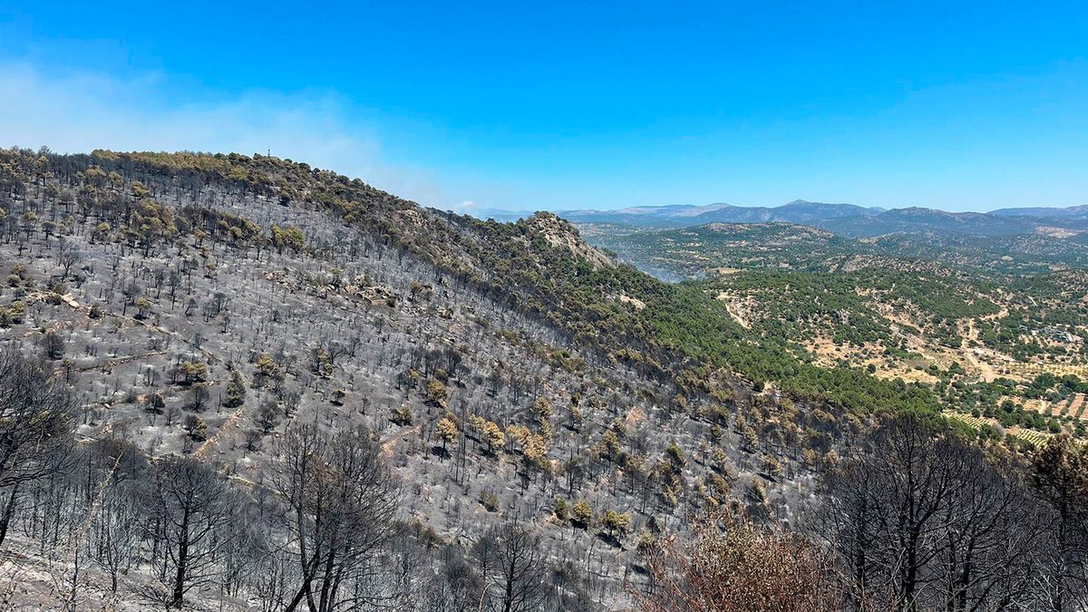 La cuna del rock abulense, en llamas: 3.500 hectáreas calcinadas