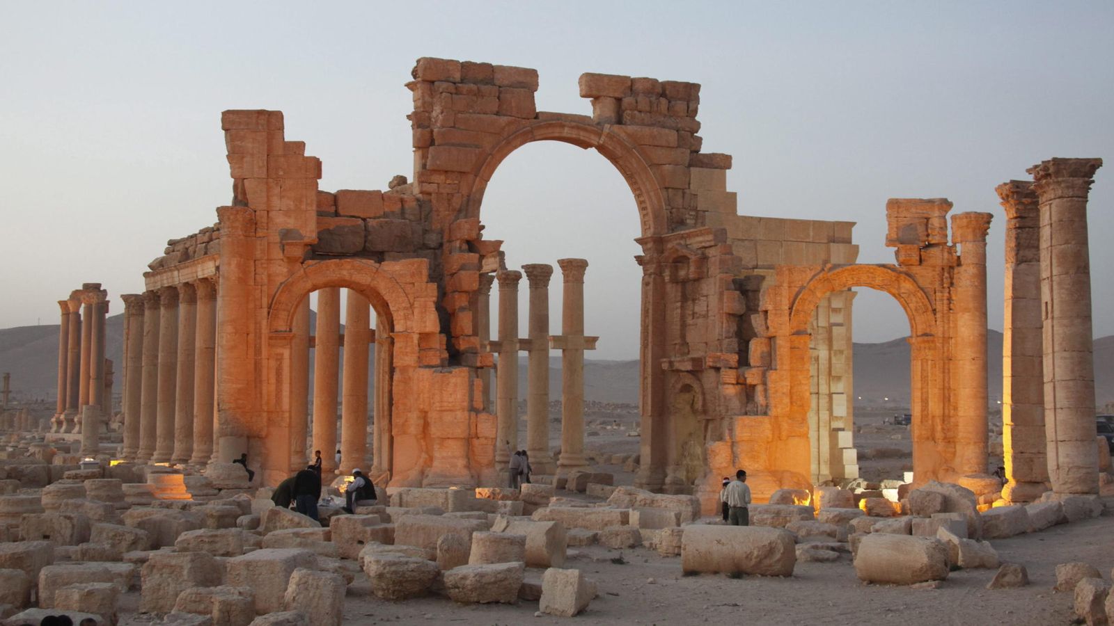 Foto: Palmira, una de las joyas arqueológicas de Oriente Medio, amenazada por el ISIS (EFE)