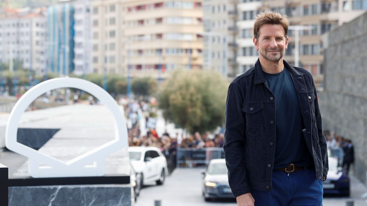 Bradley Cooper, tres veces nominado al Oscar como mejor actor, en el Festival de San Sebastián. (EFE) 