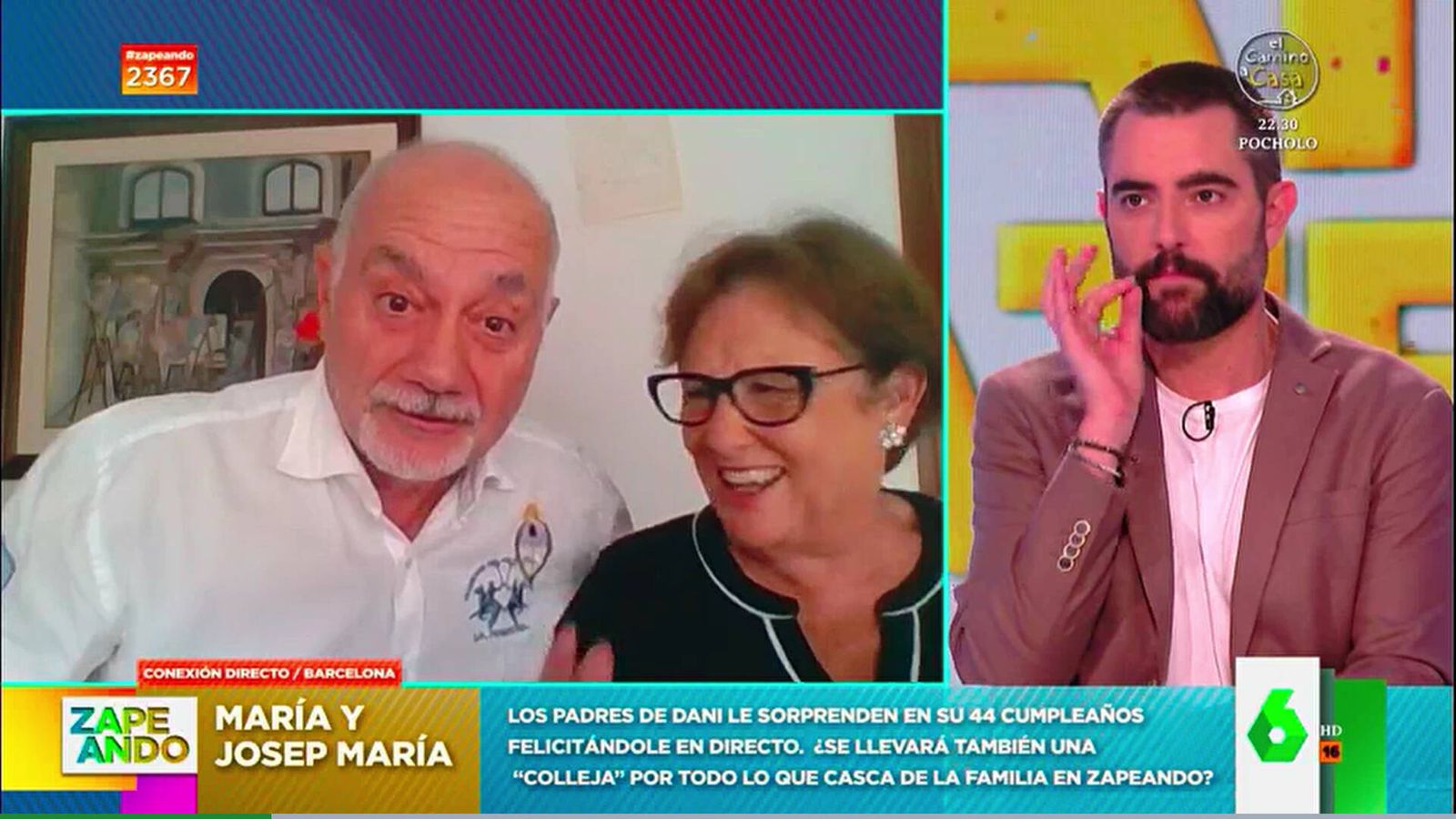 Zapeando: Dani Mateo explica el origen de su aparición a lo Borat en  laSexta: Aposté con Cristina Pedroche