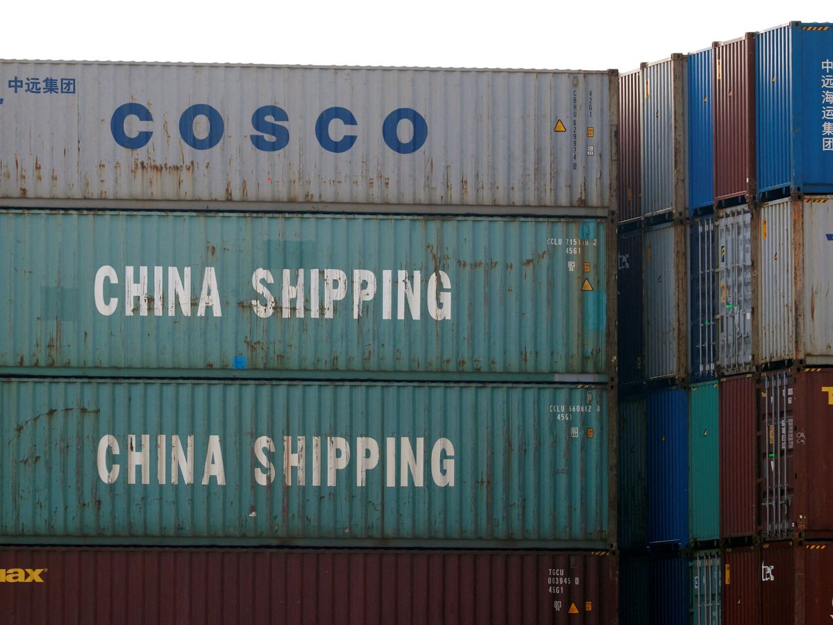 Foto: Contenedores de Cosco y China Shipping. (Reuters/Francois Lenoir)