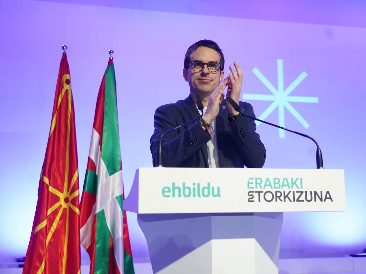 Foto: El candidato de EH Bildu a 'lehendakari', Pello Otxandiano. (Europa Press)