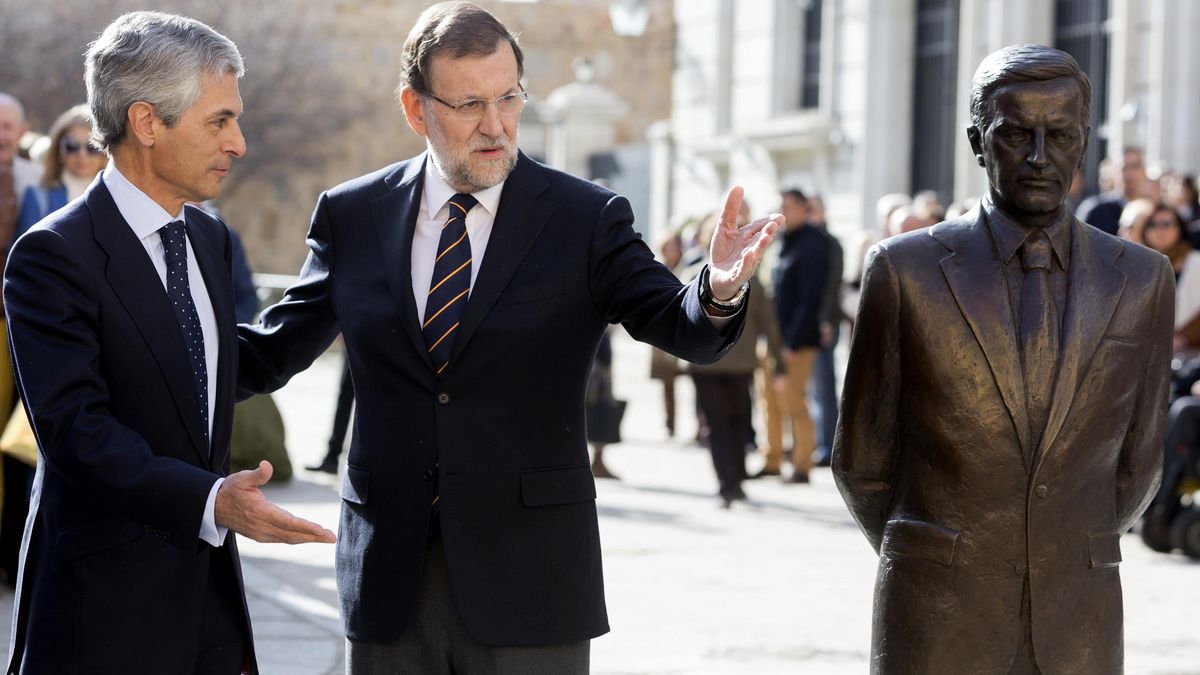 Rajoy empieza con Suárez y en Ávila su defensa del centro ante el empuje de Rivera