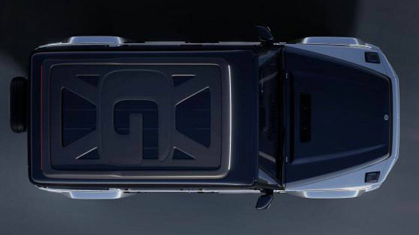 El Mercedes-Benz Concept EQG visto desde arriba (Mercedes Benz)