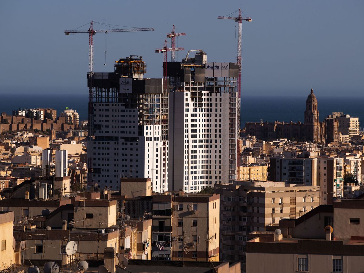 Foto: Un edificio en construcción en Málaga. (EFE)