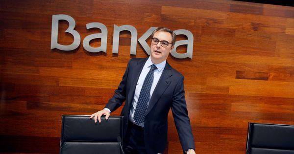 Foto: Resultados de las cuentas de El consejero delegado de Bankia, José Sevilla, en la presentación de los resultados de 2017. (EFE)