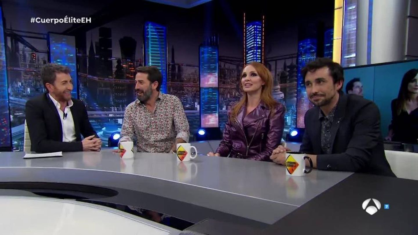 Los protagonistas de 'Cuerpo de élite' en Antena 3.