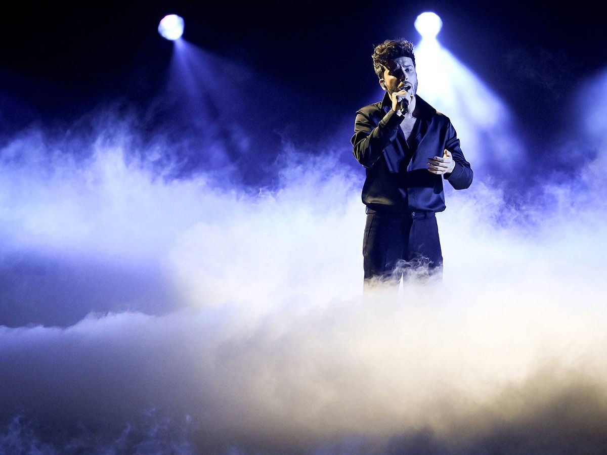 Foto: Blas Cantó en la gran final de Eurovisión. (ESC)