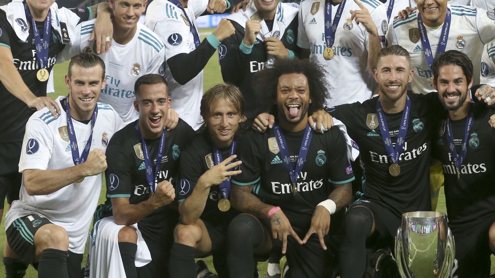 Foto: El Real Madrid se proclama 'supercampeón' de Europa tras ganar al Manchester United. (EFE)