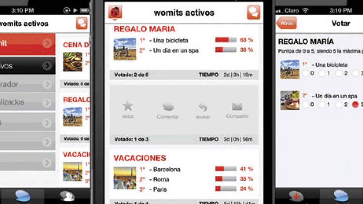Womity lanza su herramienta para tomar decisiones desde el iPhone y iPad