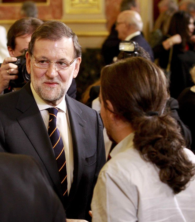 Foto: Mariano Rajoy y Pablo Iglesias, en una foto de archivo. (EFE)