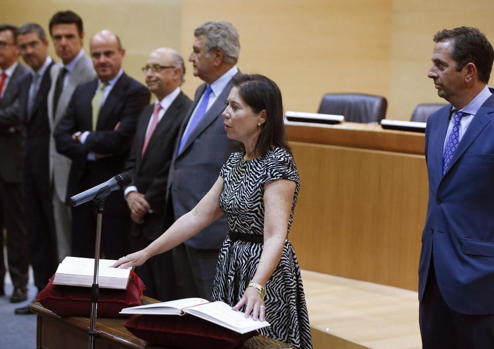 Foto: Rosa María Sánchez-Yebra, durnate toma posesión del cargo de Secretaria General del Tesoro y Política Financiera