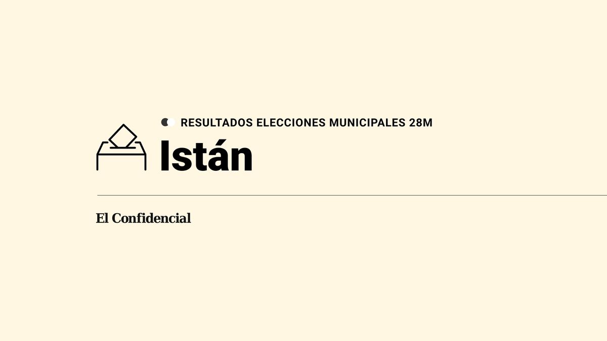 Resultados y ganador en Istán durante las elecciones del 28-M, escrutinio en directo