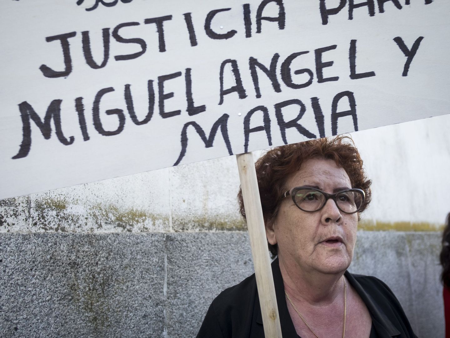 María Espinosa, madre y abuela de las víctimas del doble crimen de Almonte (Huelva). (EFE)
