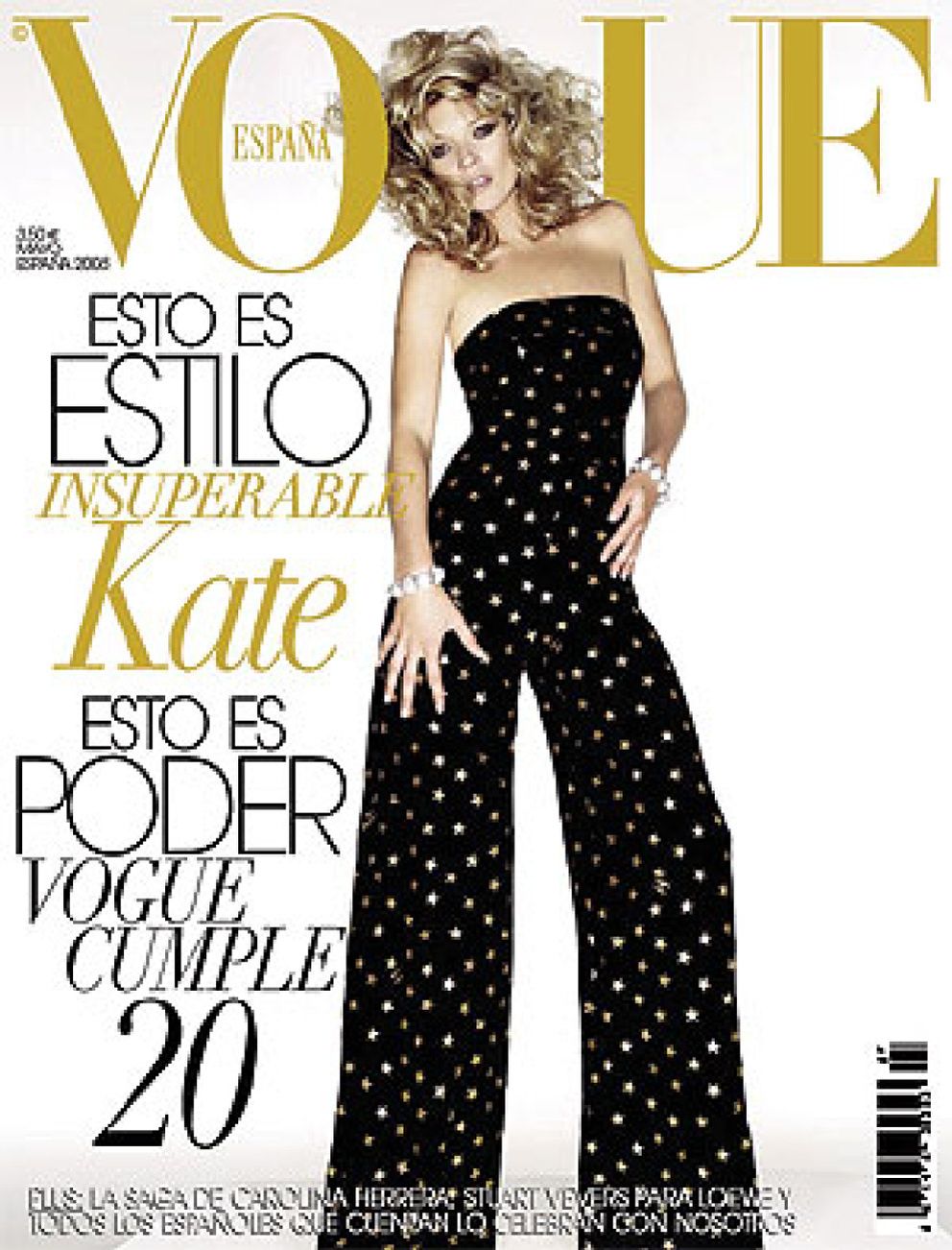 Foto: Una profesional Kate Moss posa por primera vez para ‘Vogue España’