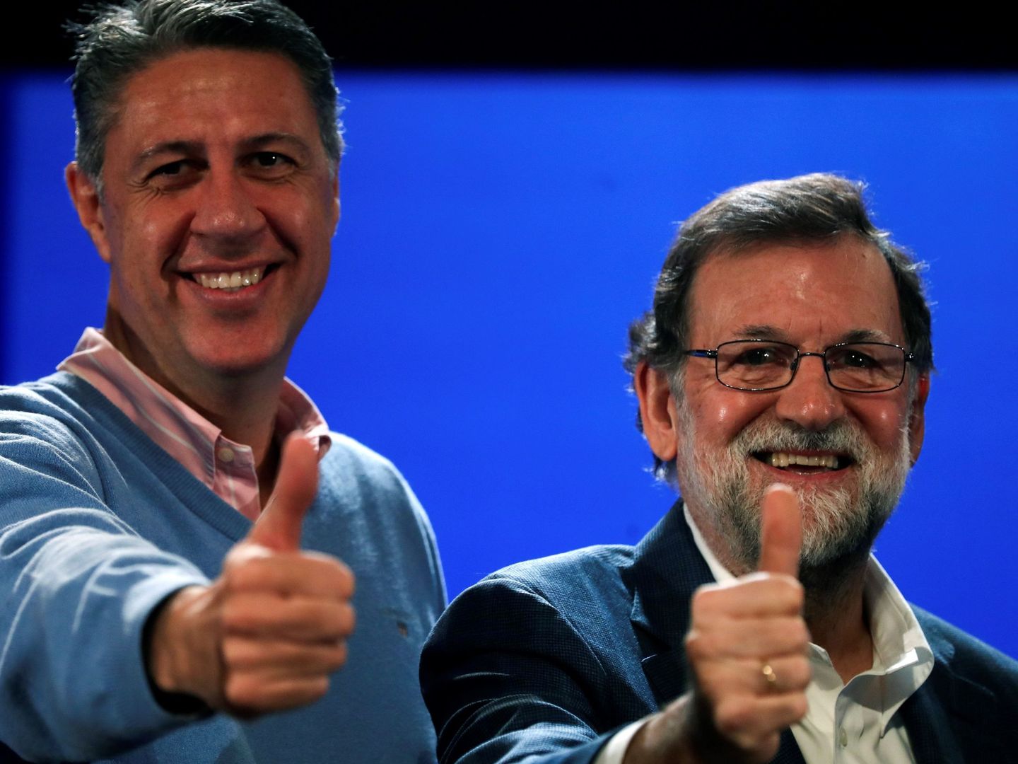 Mariano Rajoy y Xavier García Albiol (Efe)
