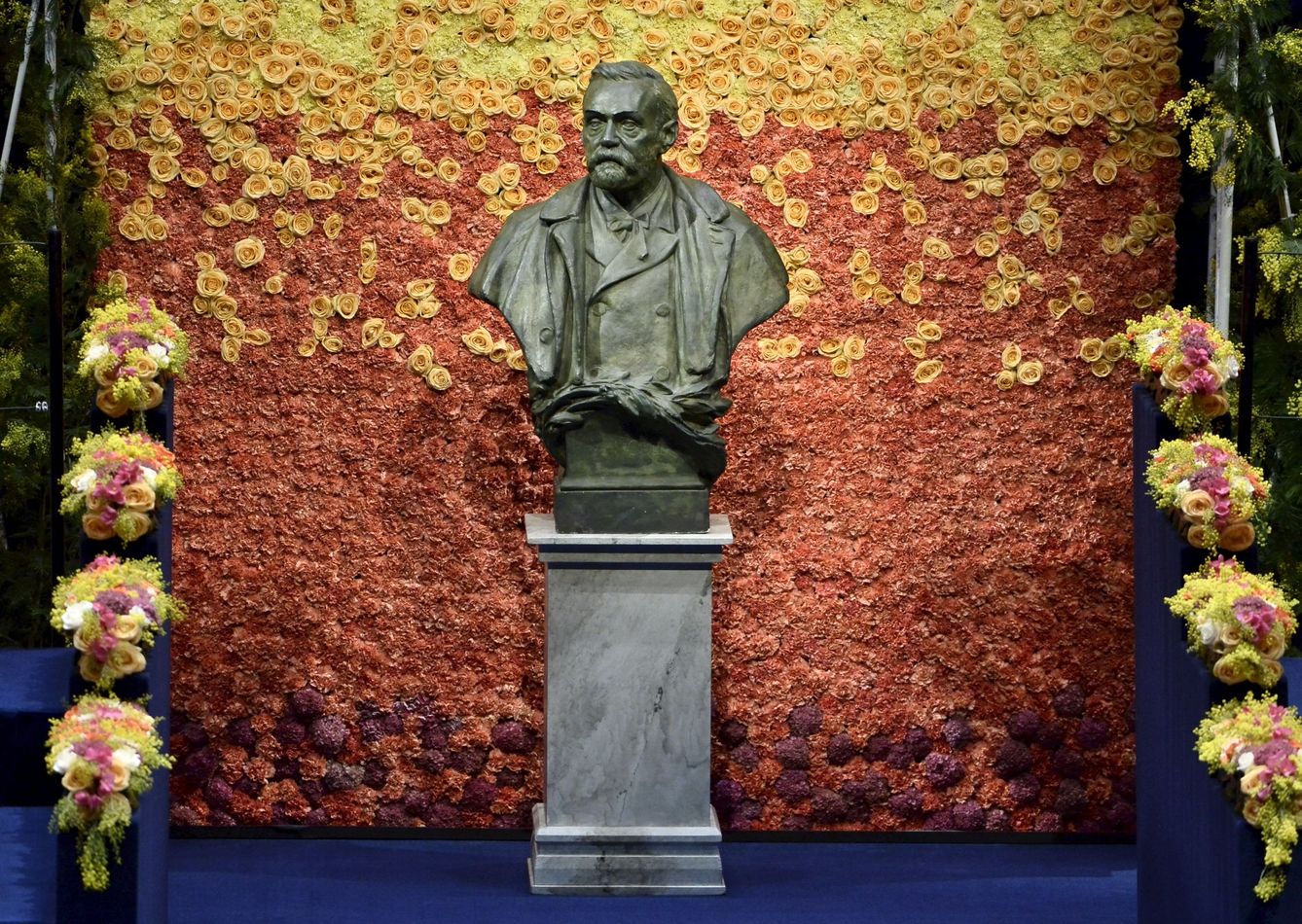 Busto de Alfred Nobel. (Reuters)