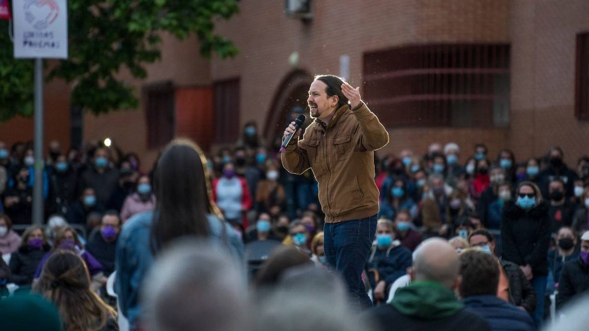 Iglesias volvió a Vallecas: una discoteca 'antifa' y demasiados poemas 