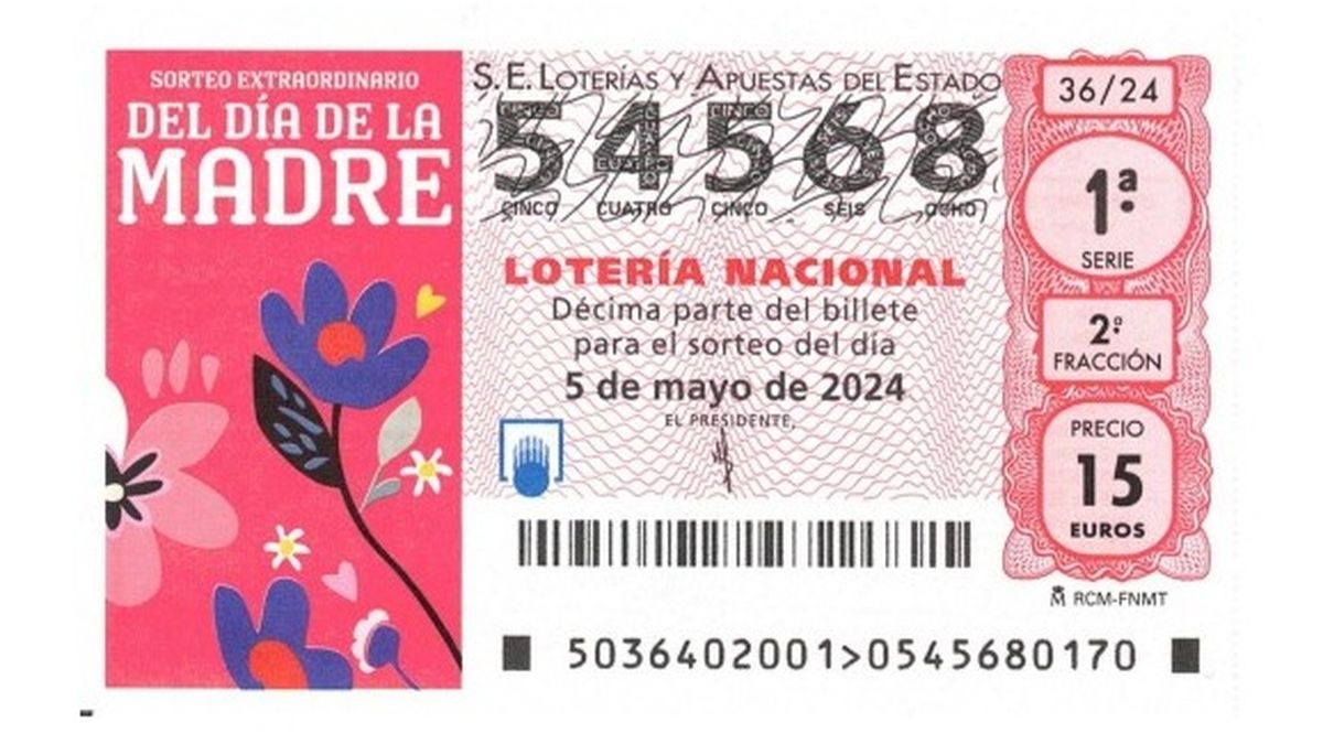 Lotería Nacional hoy, Sorteo Extraordinario del Día de la Madre: comprobar resultados y décimos del 5 de mayo, en directo