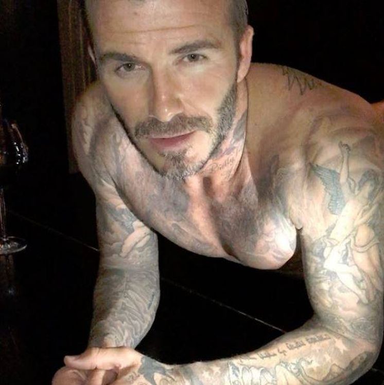 Foto: David Beckham en una imagen de su perfil de Instagram.