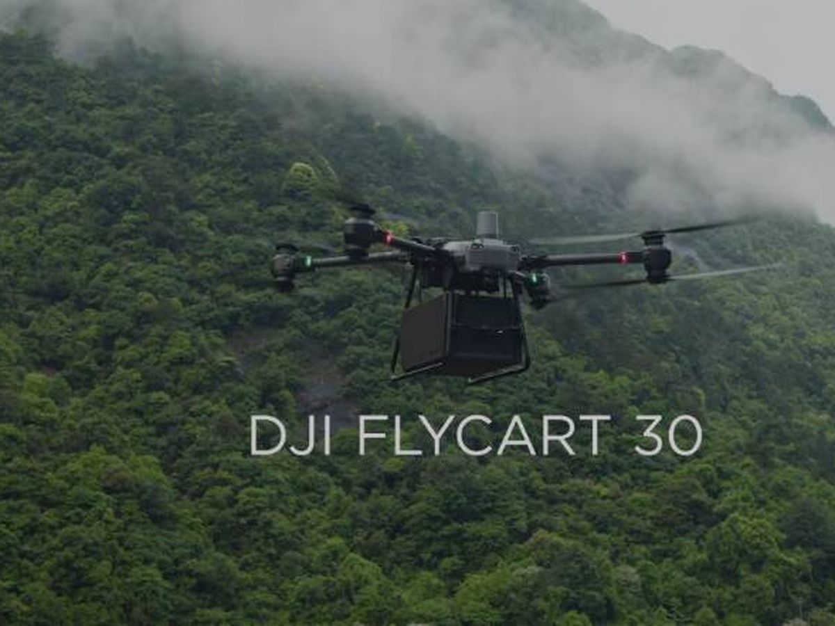Foto: El mayor fabricante de drones ha lanzado su DJI FC30 para revolucionar el transporte tradicional (YouTube/@DJIDelivery)