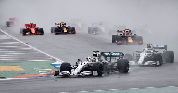Foto: Lewis Hamilton lidera el Gran Premio de Alemania. (Reuters)