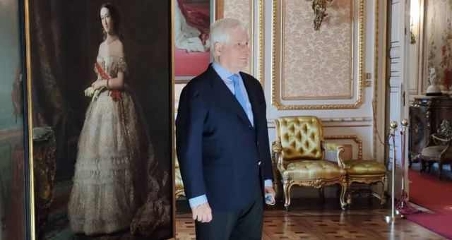 El duque de Alba en el Palacio de Liria. (Instagram @casaliria)