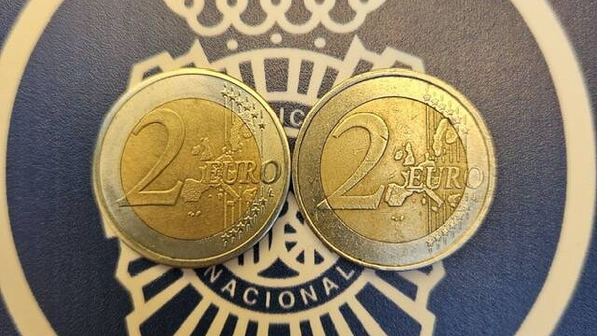 Alerta por la circulación masiva de monedas falsas de dos euros en España