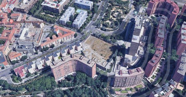 Foto: Solar a la venta de Iberdrola en Madrid. (Google Maps)