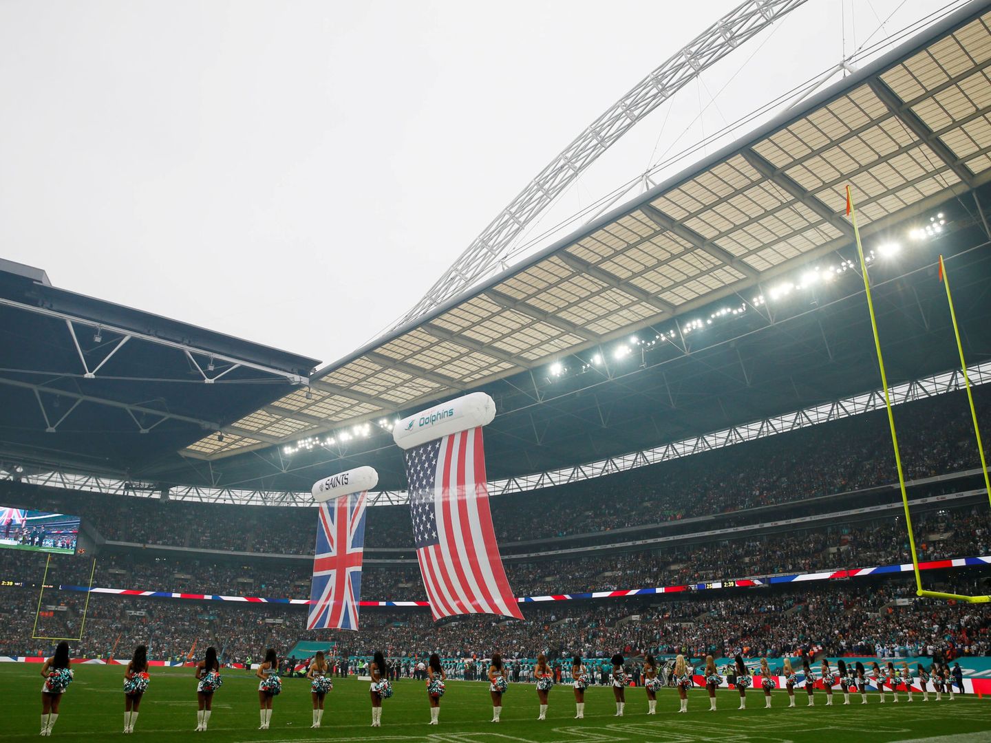 Desde 2007, Wembley ha acogido 23 partidos de la NFL. (Reuters)