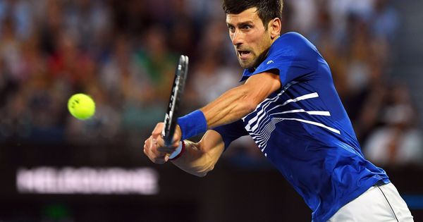 Foto: Djokovic, en este Abierto de Australia. (Reuters)