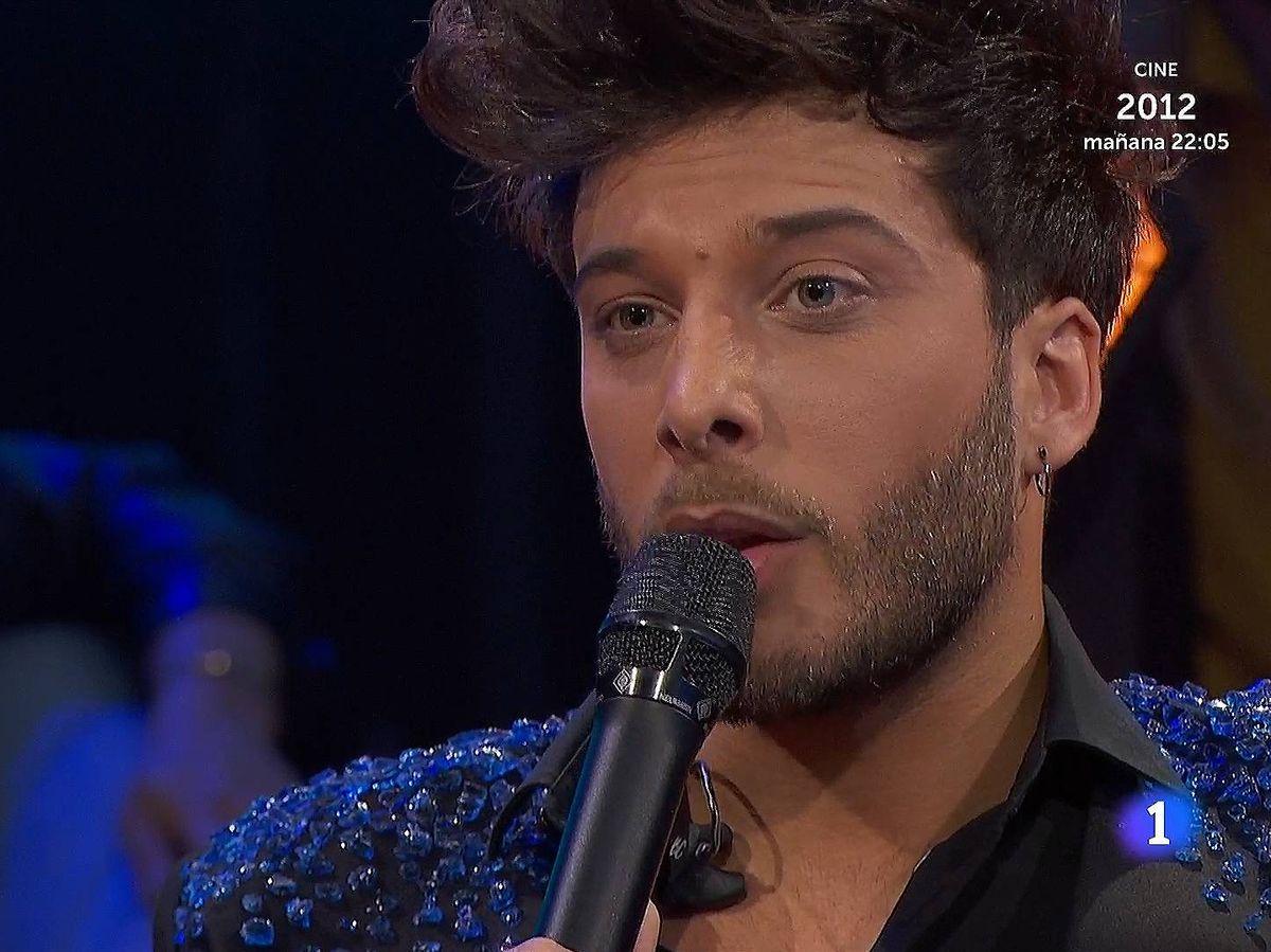Foto: Blas Cantó, en 'Destino Eurovisión'. (RTVE)