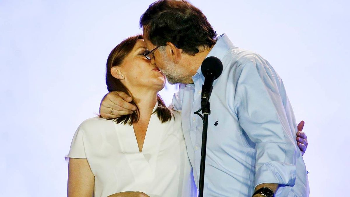 Mariano Rajoy rinde honores a Viri, su mujer, por su "apoyo y su generosidad"