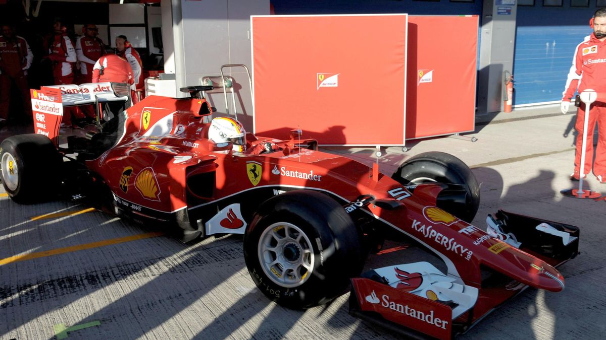 Ni Vettel da importancia a su mejor tiempo con Ferrari