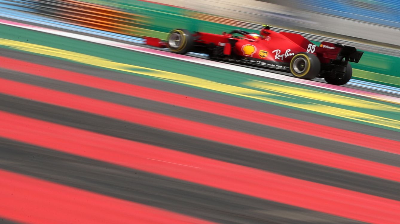 Foto: Carlos Sainz en el Gran Premio de Francia. (EFE)