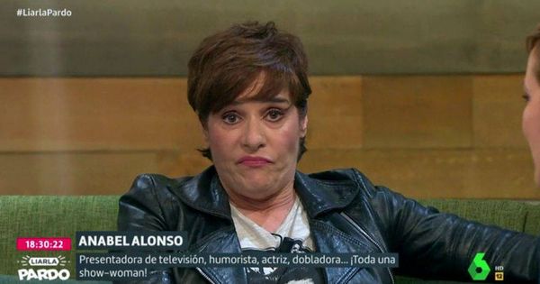 Foto: Anabel Alonso, en el programa de Cristina Pardo. (Atresmedia).