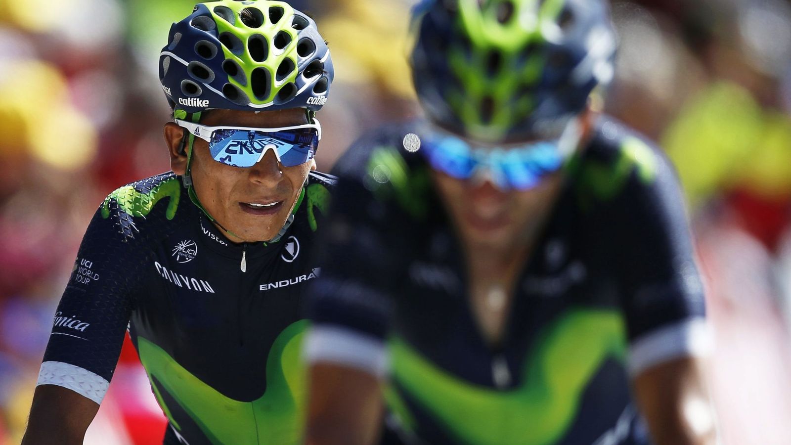 Foto: Quintana en la 12ª etapa del Tour de Francia. Foto: Kim Ludbrook (EFE)