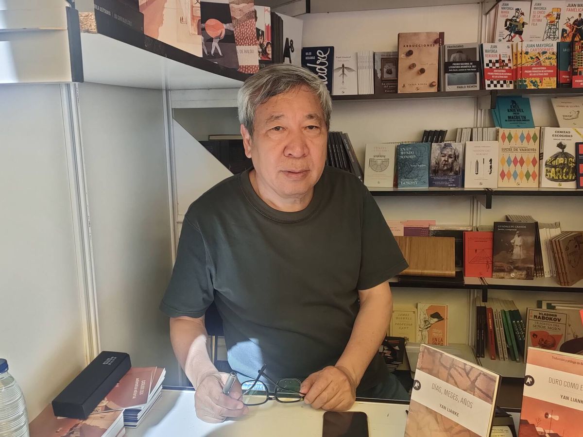 Foto: El escritor chino Yan Lianke, el pasado fin de semana en la Feria del Libro de Madrid (P.C) 