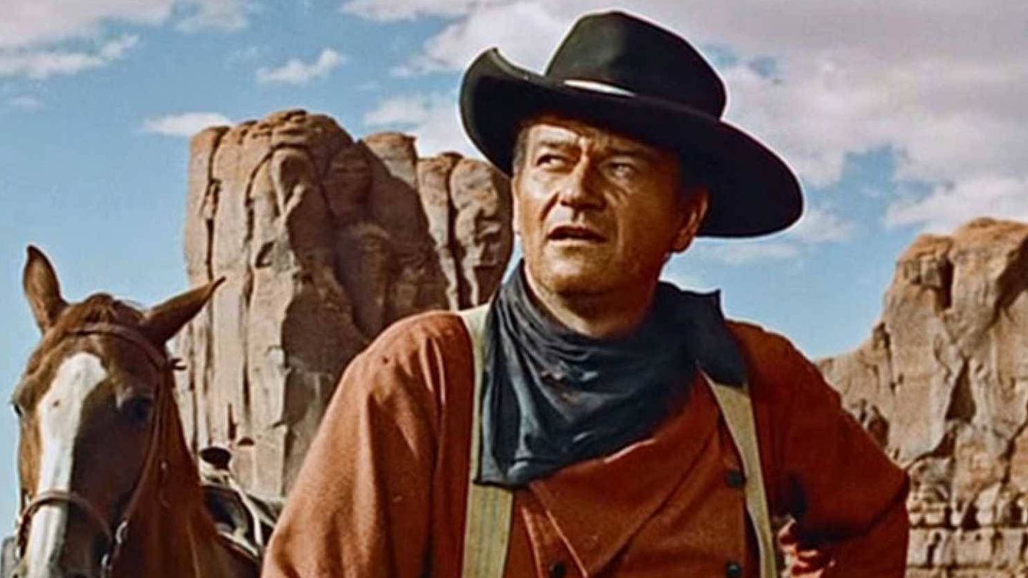 John Wayne en 'Centauros del desierto', de John Ford