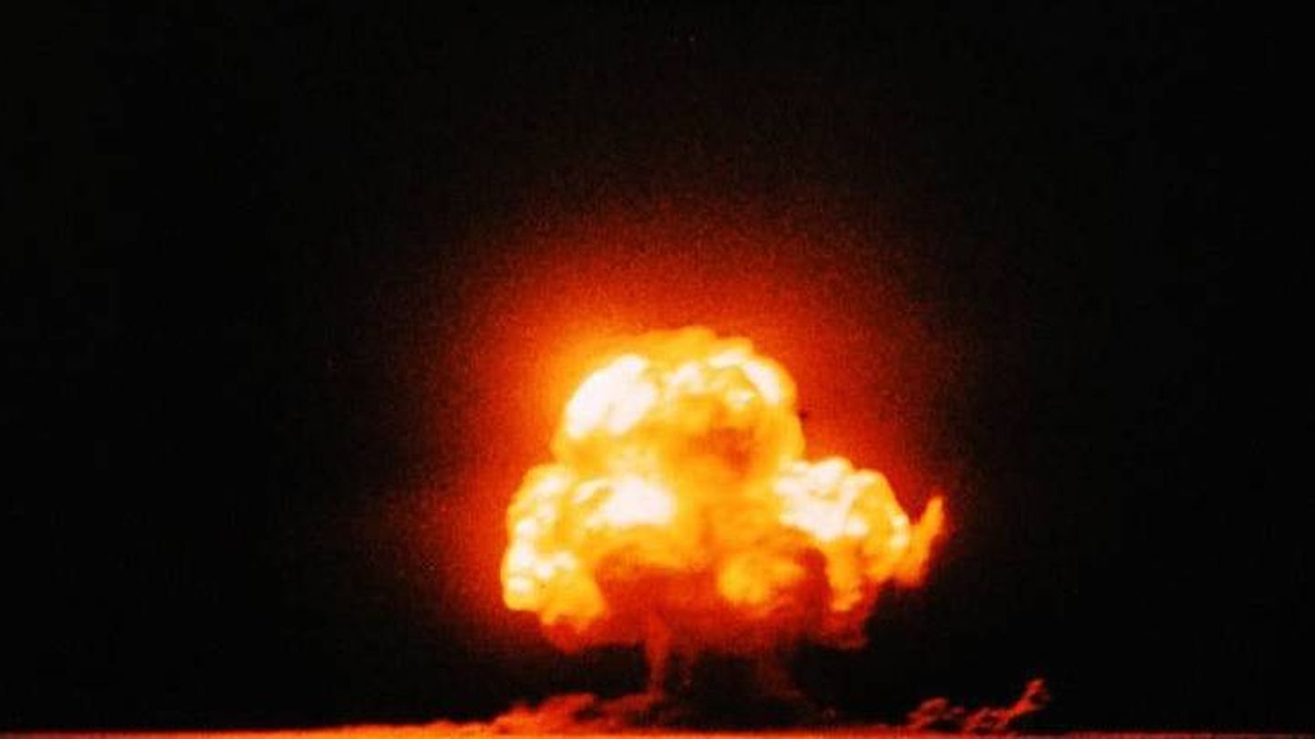 La bomba 'Trinity', la primera explosión nuclear. (Wikipedia)