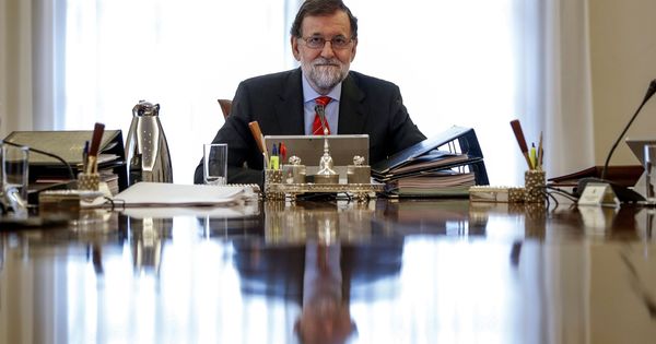 Foto: Mariano Rajoy en el Consejo de ministros. (EFE)
